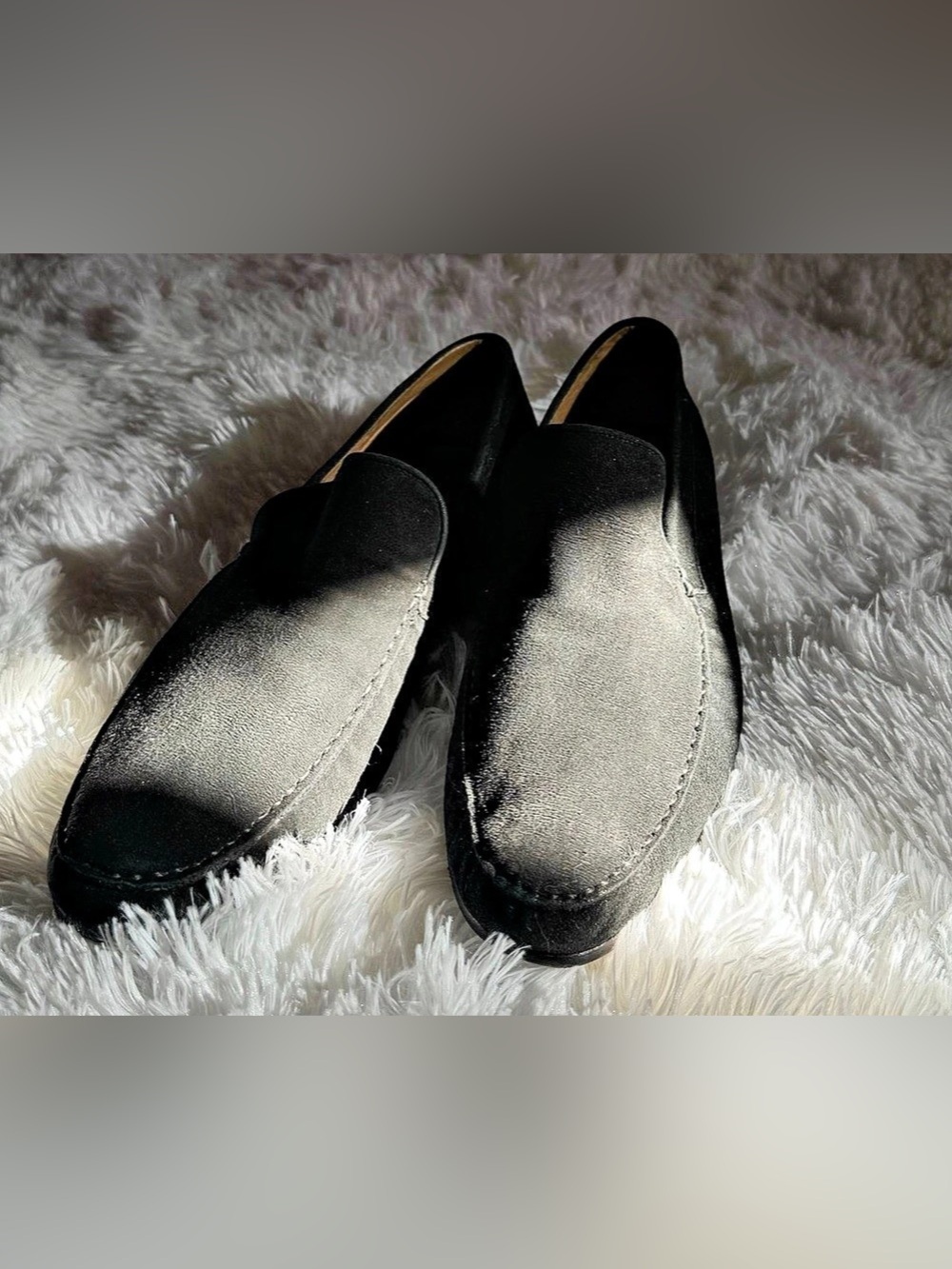 Roberto Botticelli Black Suede Slip-On Loafer
Leather Sole Shoe Men's Size 10